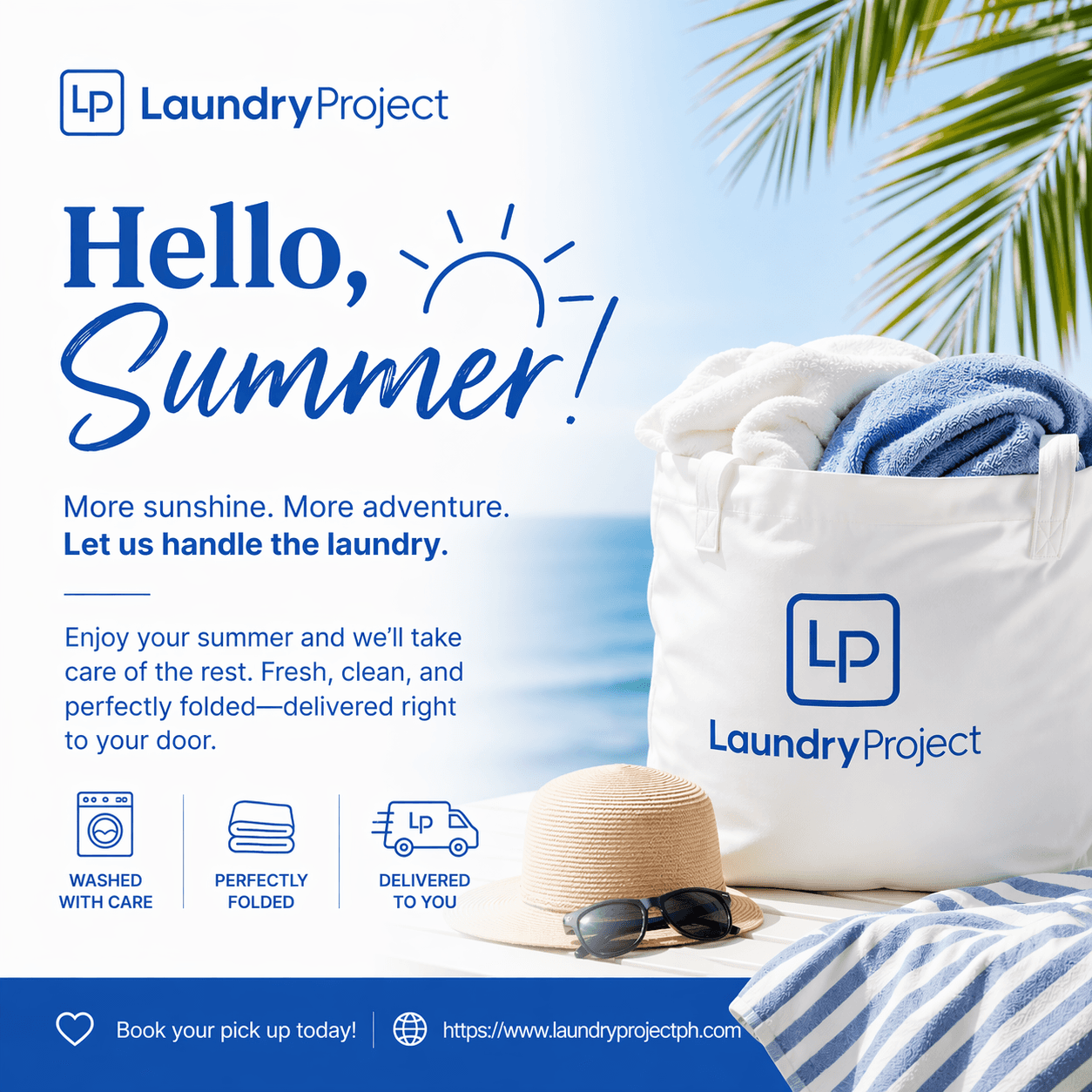 Summer laundry promotion